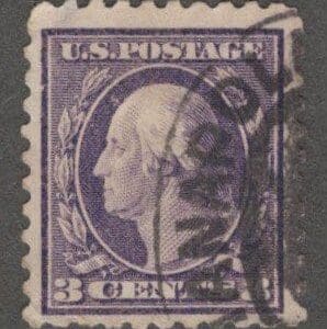 Scott# 464 "WASHINGTON" ANNAPOLIS DBL. OVAL CANCEL, NICELY CENTERED