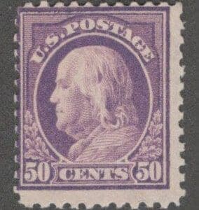 Scott# 517 "FRANKLIN" MNH FLAT PLATE PRINTING, PERF 11