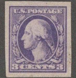 Scott# 535 "WASHINGTON" USED, VERY LITE CANCEL, NICELY CENTERED