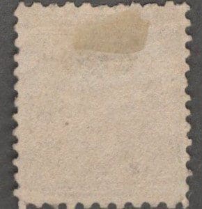 Scott# 542 "WASHINGTON" USED EXPERIMENTAL PERF 10 x 11 WITH FLAG CANCEL - Image 2