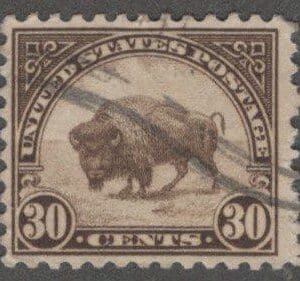 Scott# 569 "BUFFALO" USED, LITE CANCEL, NICELY CENTERED