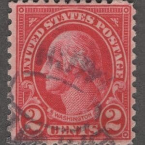 Scott# 634A "WASHINGTON" USED TYPE II ROTARY PRESS, VERY NICELY CENTERED