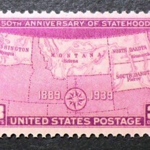Scott# 858 "FOUR STATES" MNH SINGLE, NICELY CENTERED
