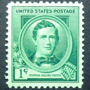 Scott# 879 "STEPHEN FOSTER - FAMOUS AMERICAN COMPOSERS" MNH SINGLE