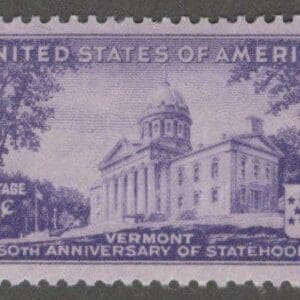 Scott# 903 "VERMONT STATEHOOD" MNH SINGLE, NICELY CENTERED