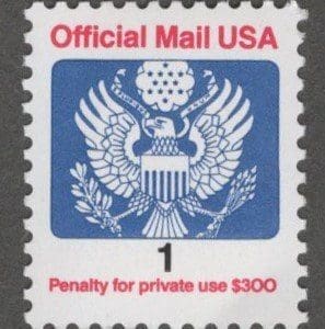 Scott# O143 "OFFICIAL" MNH SINGLE, NICELY CENTERED
