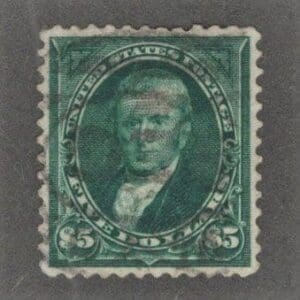 Scott# 278 "MARSHALL" LITELY CANCELLED, VERY WELL CENTERED