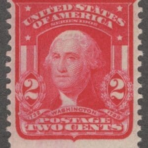 Scott# 319 "WASHINGTON" TYPE I, MINT