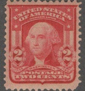 Scott# 319 "WASHINGTON" MINT TYPE II, NICELY CENTERED