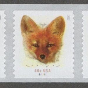 Scott# 5743 "RED FOX" MNH PNC (5) PLATE# B11111 NICELY CENTERED