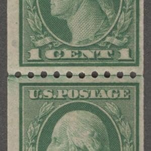 Scott# 486 "WASHINGTON" MINT PERF 10 ROTARY COIL LINE PAIR