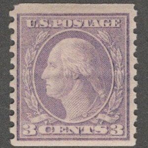 Scott# 494 "WASHINGTON" MNH ROTARY TYPE II PERF 10 COIL, NICELY CENTERED