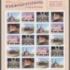 Scott# 5758-62 "HISTORIC RAILROAD STATIONS" MNH FULL SHEET (20)