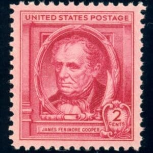 Scott# 860 "FAMOUS AMERICANS - JAMES F COOPER" MNH, NICELY CENTERED