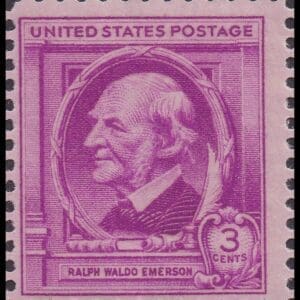 Scott# 861 "RALPH EMERSON - FAMOUS AMERICAN AUTHOR" MNH