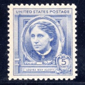 Scott# 862 "LOUISA MAY ALCOTT - FAMOUS AMERICAN" MNH, NICELY CENTERED