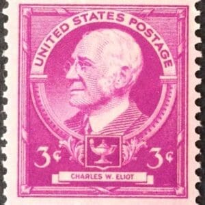 Scott# 871 "C.W. ELIOT-FAMOUS AMERICAN" MNH, NICELY CENTERED