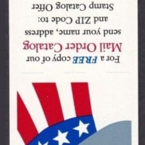 Scott# 3268A "H-RATE" INTACT BOOKLET PANE (10) NICELY CENTERED - Image 2