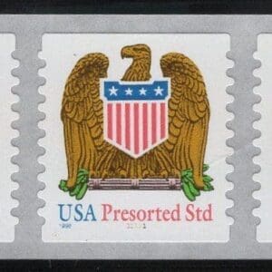 Scott# 3271 "EAGLE & SHIELD" MNH DIE CUT 9.9 PNC3 P# 11111, NICELY CENTERED