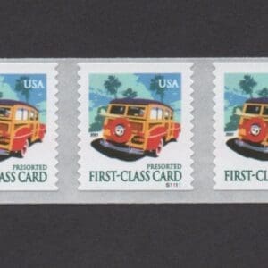 Scott# 3522 "WOODY WAGON" MNH PNC5 P# S1111, NICELY CENTERED