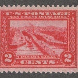 Scott# 398 "PANAMA CANAL" PANAMA PACIFIC EXPOSITION, MNH