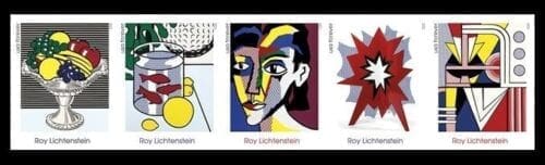 Scott# 5792-96 "ROY LICHTENSTEIN" MNH HORIZONTAL STRIP (5)