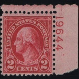 Scott# 634A "WASHINGTON" MINT TYPE II ROTARY PRESS PLATE # SINGLE
