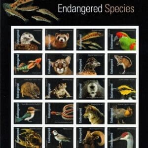 Scott# 5799 "ENDANGERED SPECIES" MNH FULL SHEET (20)