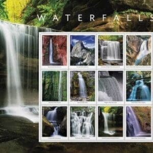 Scott# 5800 "WATERFALLS" MNH FULL SHEET (12) NICELY CENTERED