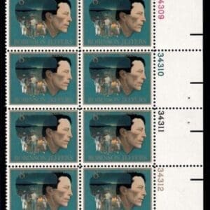 Scott# 1485 "ROBINSON JEFFERS - POET" PLATE STRIP (16) MNH
