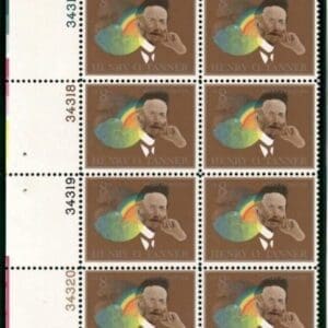Scott# 1486 "HENRY O TANNER- ARTIST" PLATE STRIP (16) MNH
