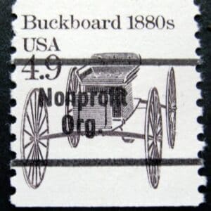 Scott# 2124a "BUCKBOARD" MNH PRECANCEL COIL SINGLE, NICELY CENTERED