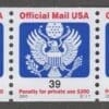 Scott# O160 "OFFICIAL" MNH PNC3, PLATE # S111, NICELY CENTERED