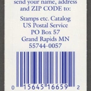 Scott# 3122d "STATUE of LIBERTY" S/A BOOKLET PANE (30) 5 x 6-PLATE # V1111 - Image 3