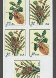 Scott# BK261, 3128b-29b "BOTANICAL PRINTS" MNH UNEXPLODED BOOKLET (15) - Image 3