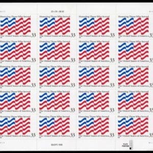 Scott# 3331 "HONORING THOSE WHO SERVED" MNH SHEET (20)