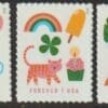 Scott# 5803-5807 "THINKING of YOU" SINGLES SET (5) MNH, NICELY CENTERED