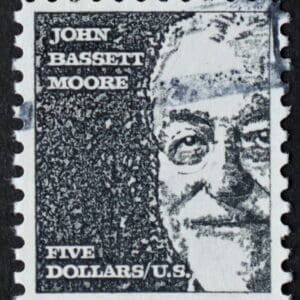 Scott# 1295 "JOHN B MOORE-STATESMAN" USED, NICELY CENTERED