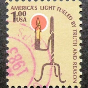 Scott# 1610 "RUSH LAMP" USED AMERICANA SERIES NICELY CENTERED