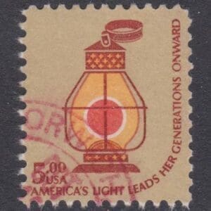 Scott# 1612 "CONDUCTORS LANTERN" USED, NICELY CENTERED