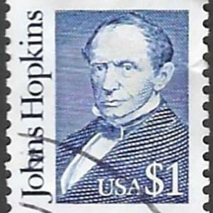 Scott# 2194 "JOHNS HOPKINS - PHILANTHROPIST" USED, NICELY CENTERED