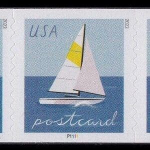 Scott# 5749-50 "SAIL BOATS" MNH PNC5, P# P1111, NICELY CENTERED