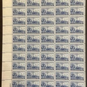 Scott# 1007 "AMERICAN AUTO ASSOCIATION" MNH SHEET (50) NICELY CENTERED