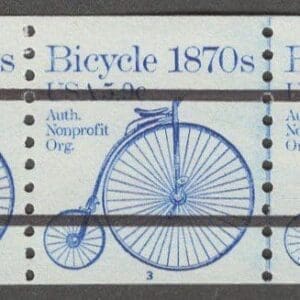 Scott# 1901A "BICYCLE" PRECANCEL PNC5, PLATE #3, MNH, NICELY CENTERED