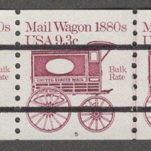 Scott# 1903A "MAIL WAGON" MNH PRECANCEL PNC5 PLATE # 5, NICELY CENTERED