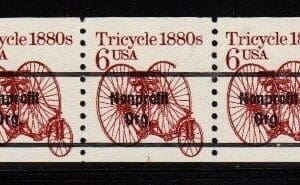 Scott# 2126a "TRICYCLE" MNH PRECANCEL PNC5. PLATE# 1, NICELY CENTERED