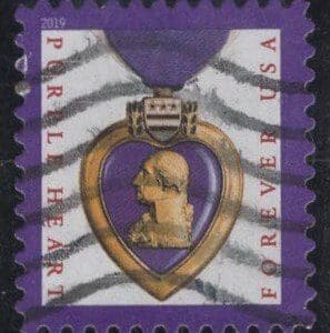 Scott# 5419 "PURPLE HEART" USED SINGLE, NICELY CENTERED