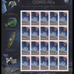 Scott# 5820 "OSIRIS-REx" MNH FULL SHEET (20) NICELY CENTERED