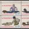 Scott# 1717-20 "SKILLED HANDS" SE-TENANT BLOCK (4) WITH PLATE #S
