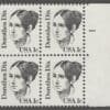 Scott# 1844 "DOROTHEA DIX - HUMANITARIAN" MNH BLOCK (4) WITH PLATE #